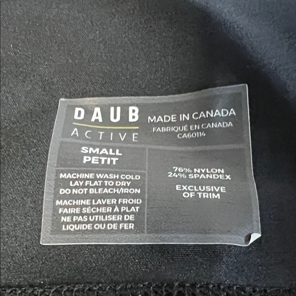 DAUB Black High-Waist Leggings - Picture 6 of 8